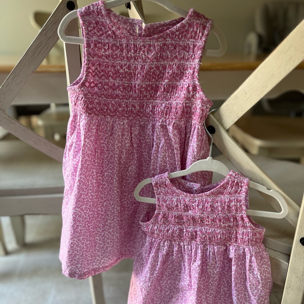 Matching Girls Smocked Dresses 💕